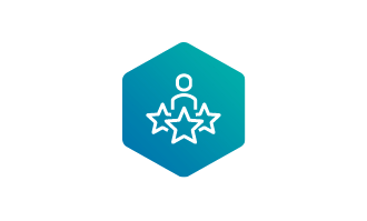 Star rating icon illustrating wellness