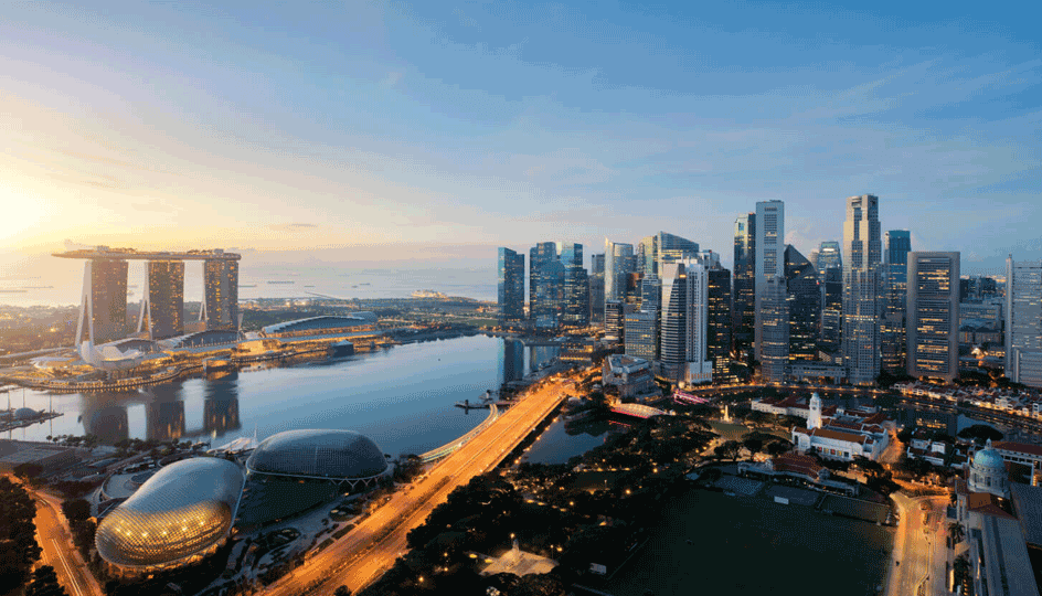 Singapore business district